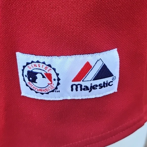 Vintage Majestic Brick Red ASTROS Embroidered Baseball Jersey Size M - Picture 4 of 14